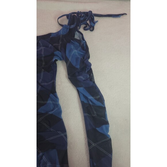 Poster Grl Dolls Kill Royal Learn The Ropes Argyle Pattern Mini Dress Size Large - Picture 8 of 8